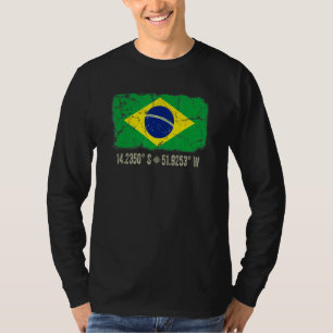Brasilianische Flagge Koordiniert Männer Frauen Br T-Shirt