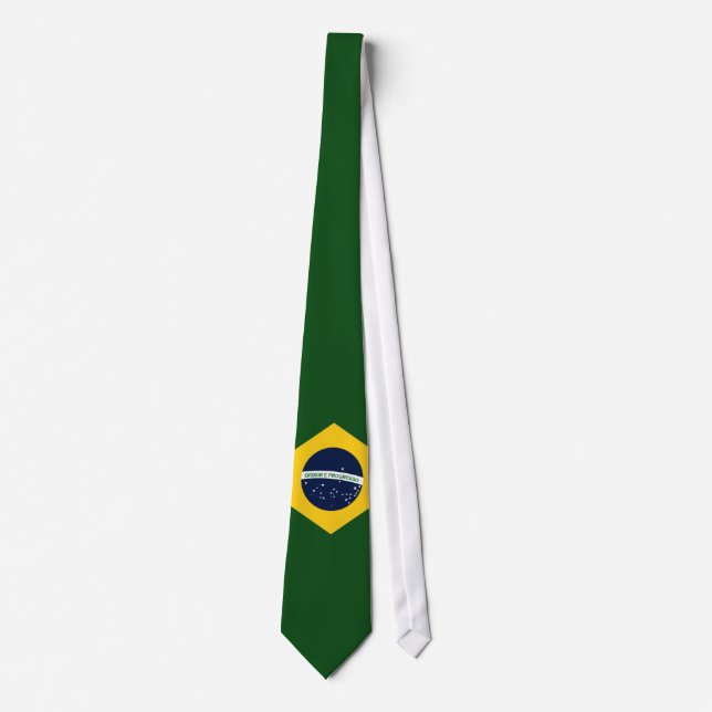 Brasilianische Flagge Krawatte (Vorderseite)