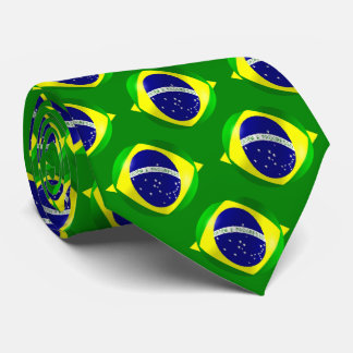 Brasilianische Flagge Krawatte