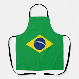 Brasilianische Flagge Schürze