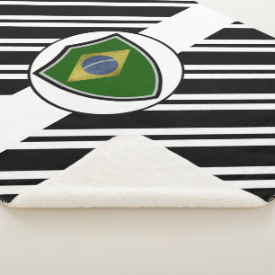Brasilianische Flagge Sherpadecke