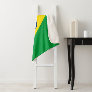 Brasilianische Flagge Sherpadecke