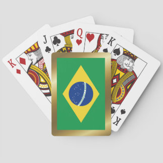 Brasilianische Flagge Spielkarten