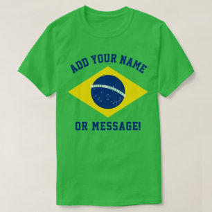 Brasilianische Flagge T-Shirt