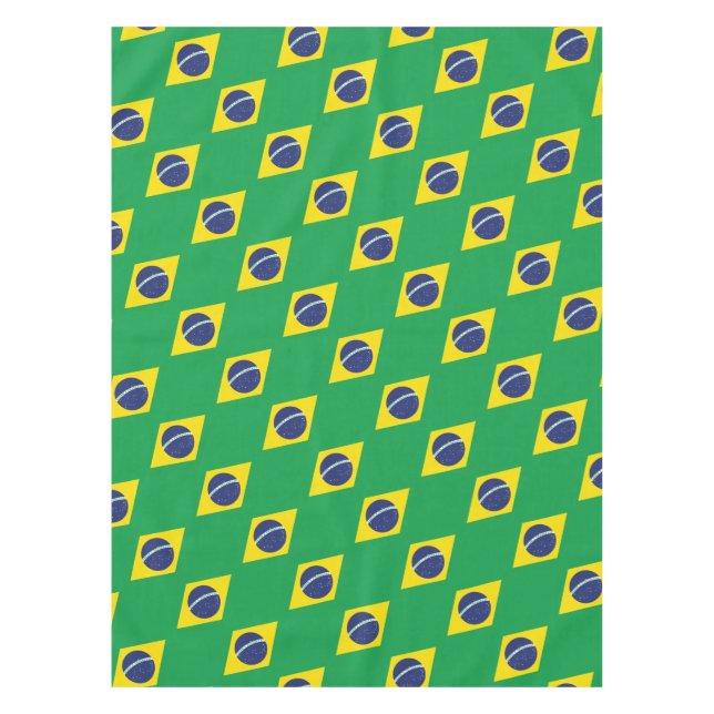 Brasilianische Flagge Tischdecke (Vorderseite)