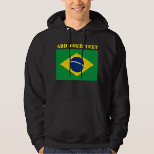 Brasilianische Flagge Weltmeisterschaft 2022 Fußba Hoodie