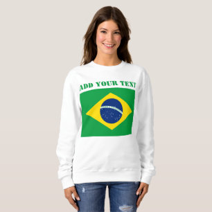 Brasilianische Flagge Weltmeisterschaft 2022 Fußba Sweatshirt