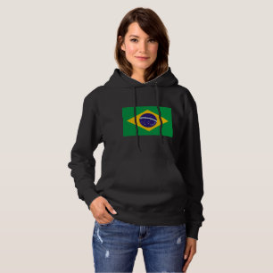 Brasilianische Flagge zieht an Hoodie