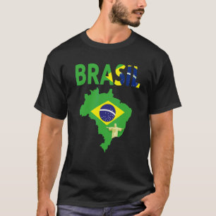 Brasilianische Flaggen-Idee für Männer und Brasili T-Shirt