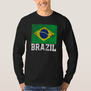 Brasilianische Flaggenstaat-Roots-Länderfamilie N T-Shirt