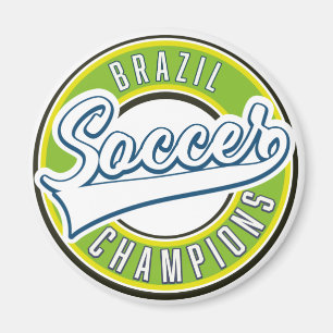 Brasilianische Fußball-Champions Magnet