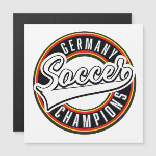 Brasilianische Fußball-Champions Magnetkarte