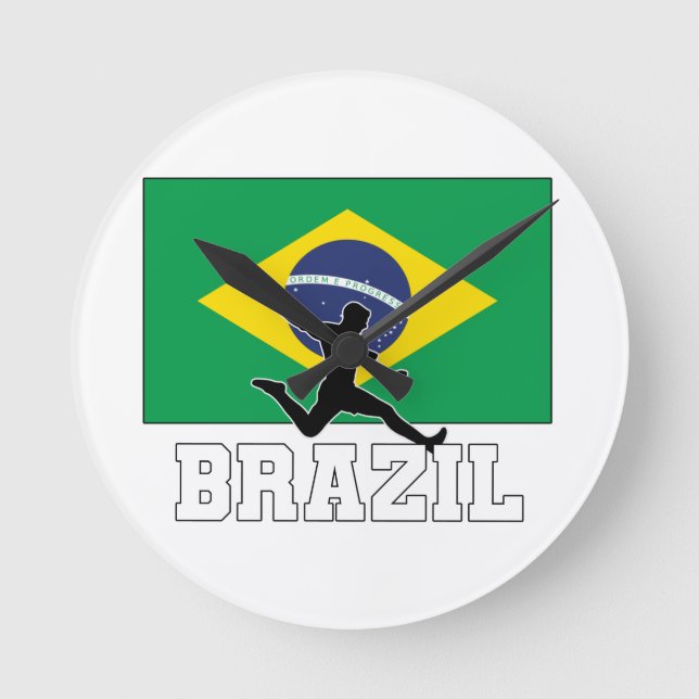 Brasilianische Fußballnationalmannschaft - Uhr (Vorderseite)