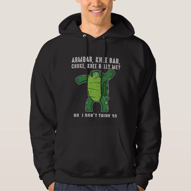 Brasilianische Jiu jitsu BJJ Turtle-Verteidigungsp Hoodie (Vorderseite)
