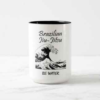 Brasilianische Jiu-Jitsu Große Wave Zweifarbige Tasse