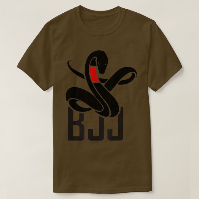 Brasilianische Jiujitsu Mamba-Schlange vom BJJ-Sch T-Shirt (Design vorne)