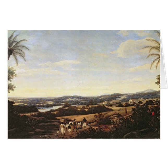 Brasilianische Landschaft mit einer Plantage (Vorderseite (Horizontal))