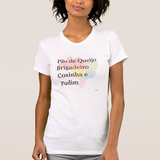 Brasilianische Leckereien Basic T - Shirt (Vorderseite)