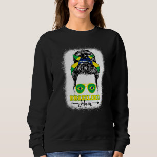 Brasilianische Mutter Unordentlicher Knoten Brasil Sweatshirt