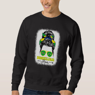 Brasilianische Mutter Unordentlicher Knoten Brasil Sweatshirt