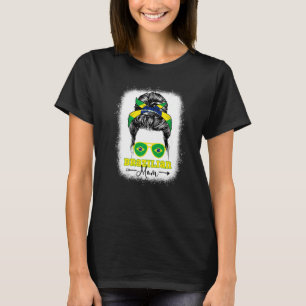 Brasilianische Mutter Unordentlicher Knoten Brasil T-Shirt