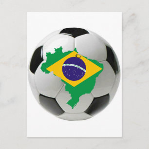 Brasilianische Nationalmannschaft Postkarte
