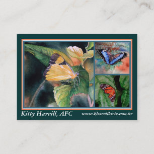 Brasilianische Schmetterlinge - Visitenkarten Visitenkarte