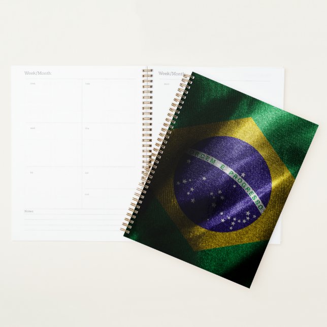 Brasilianische Seidenflagge Planer (Anzeige)