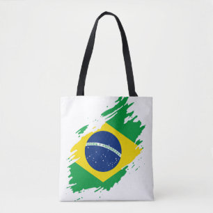 Brasilianische zerrissene Flagge Nationalstolz Spo