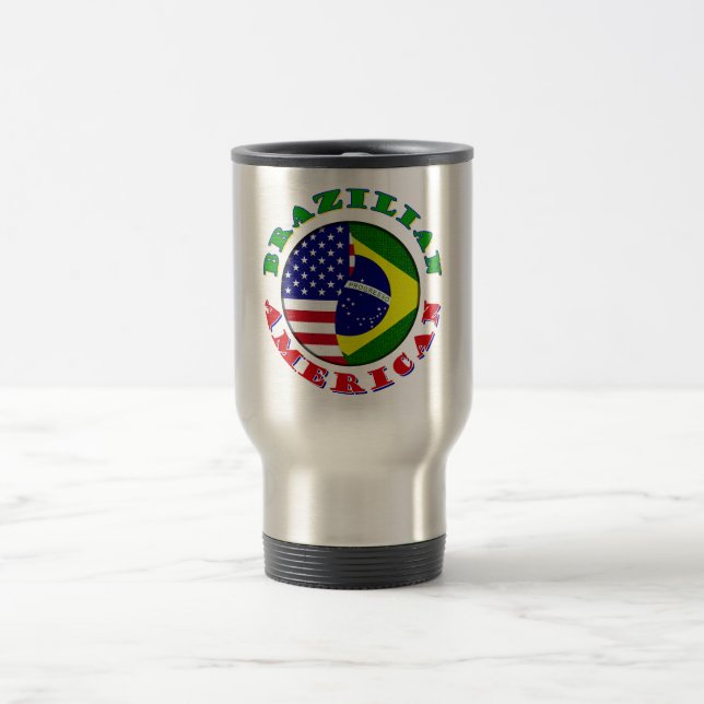brasilianischer Amerikaner Reisebecher (Mittel)
