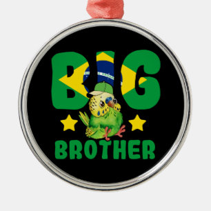 Brasilianischer Big Brother - Vogel mit brasiliani Ornament Aus Metall