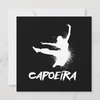 Brasilianischer Capoeira-Tanz Kampf Akrobatische G Einladung