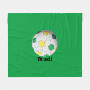 Brasilianischer Fußball Fleecedecke