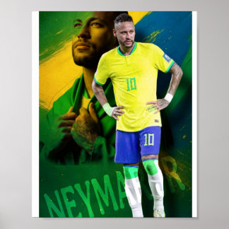 brasilianischer Fußballspieler Neymar Jr Poster
