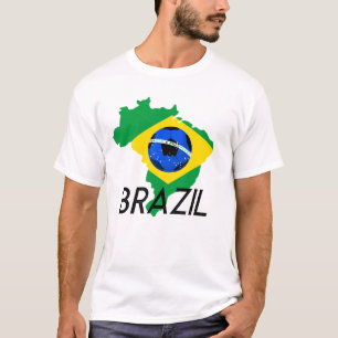 Brasilianischer Fußballteam-Support-T - Shirt