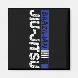 Brasilianischer Jiu-Jitsu Blaue Gürtel BJJ Kampf M Magnet