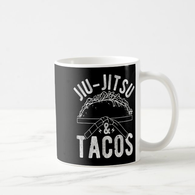Brasilianischer Jiu-Jitsu Blauer Gürtel BJJ Kampfs Kaffeetasse (Rechts)
