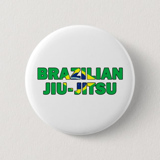 Brasilianischer Jiu Jitsu Button (Vorderseite)