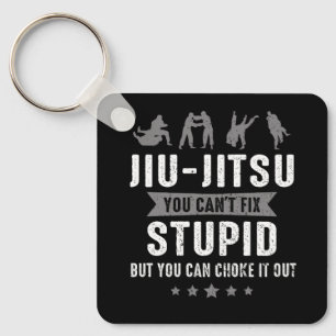 Brasilianischer Jiu Jitsu Cant Fix Stupid, aber Si Schlüsselanhänger