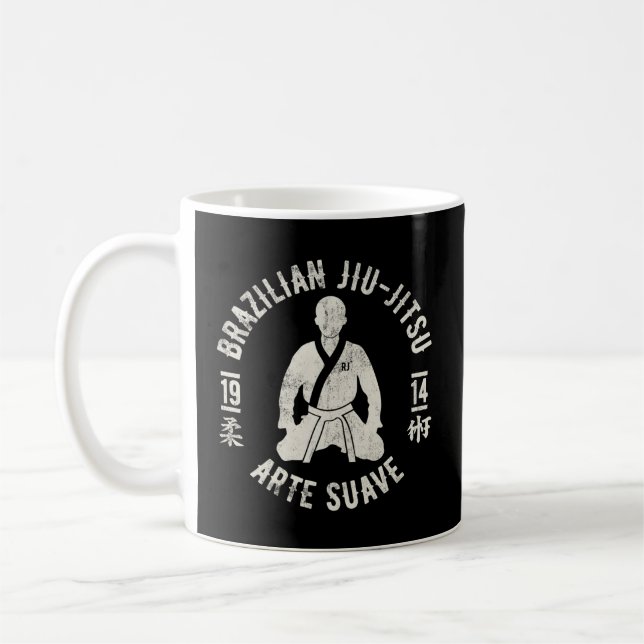 Brasilianischer Jiu Jitsu E Suave Oss Bjj Kaffeetasse (Links)