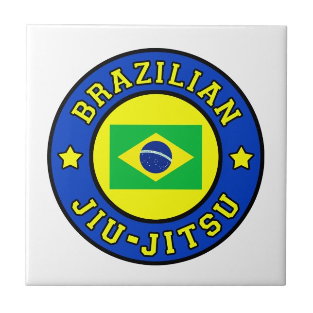 Brasilianischer Jiu Jitsu Fliese (Vorderseite)