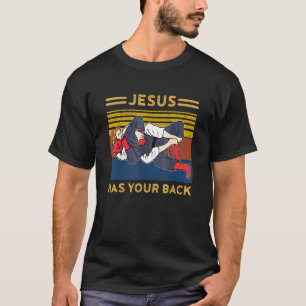 Brasilianischer Jiu Jitsu-Freier Umarmer Jesus hat T-Shirt