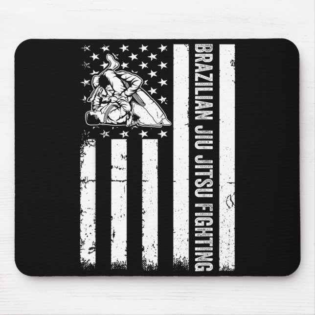 Brasilianischer Jiu Jitsu Kampf - Jiu Jitsu Kämpfe Mousepad (Vorne)