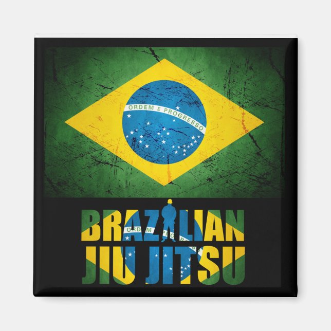 Brasilianischer Jiu Jitsu - Magnet (Vorne)