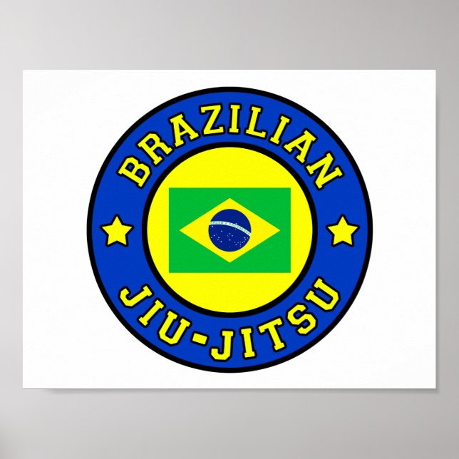 Brasilianischer Jiu Jitsu Poster (Vorne)