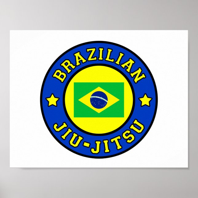 Brasilianischer Jiu Jitsu Poster (Vorne)