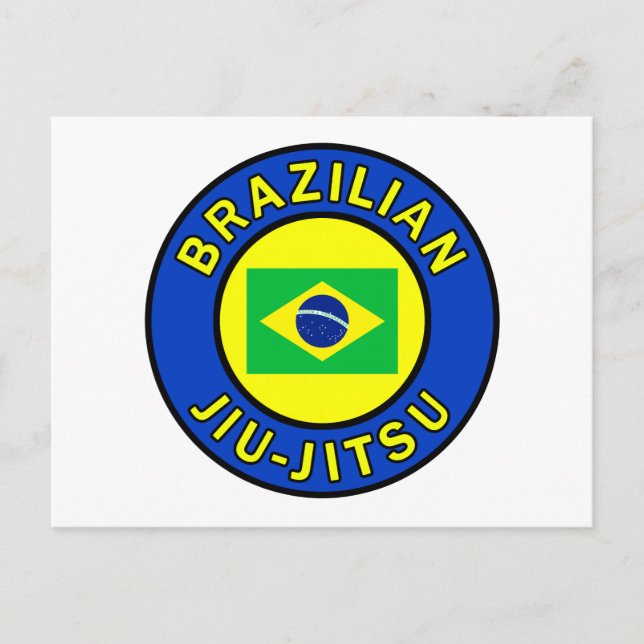 Brasilianischer Jiu Jitsu Postkarte (Vorderseite)