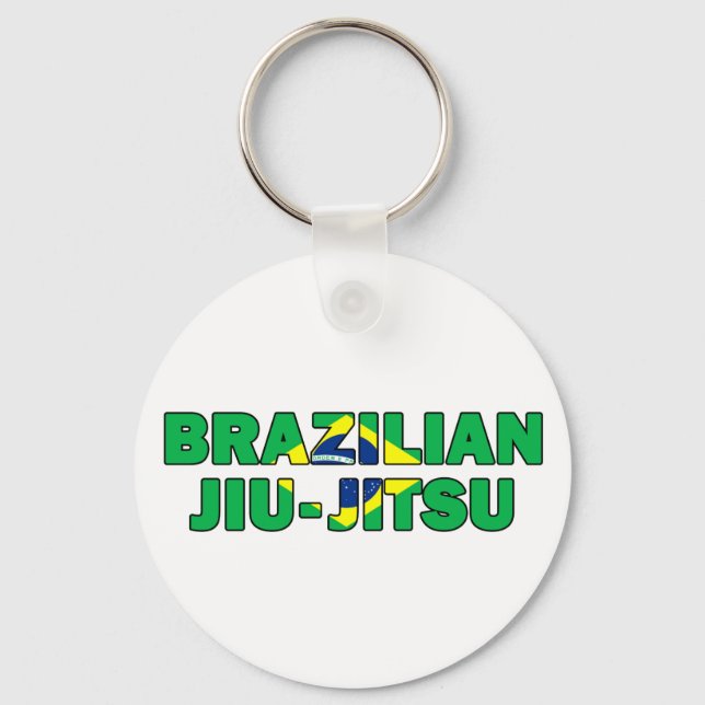 Brasilianischer Jiu Jitsu Schlüsselanhänger (Vorderseite)