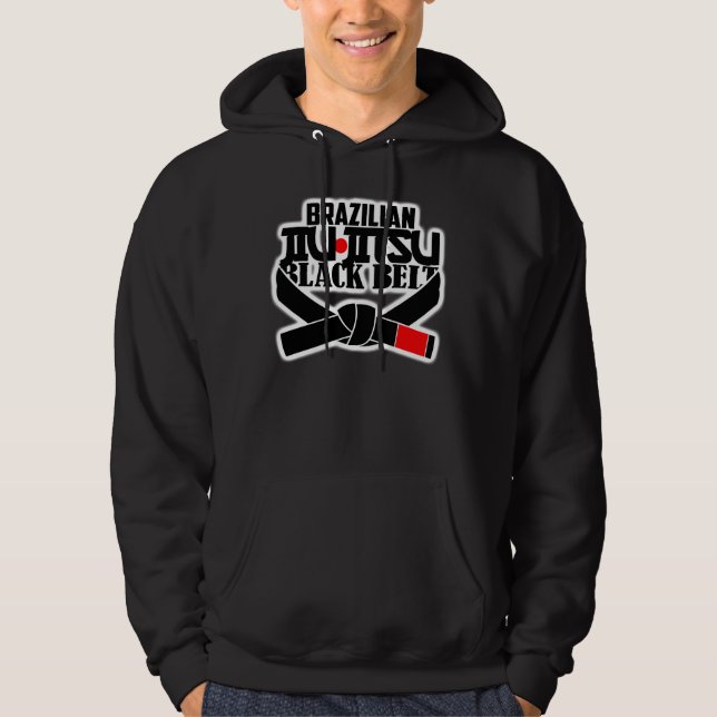 Brasilianischer Jiu-Jitsu-Schwarzgürtel Hoodie (Vorderseite)