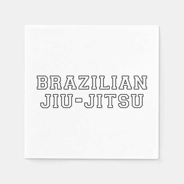 Brasilianischer Jiu Jitsu Serviette (Vorderseite)
